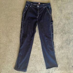 Black baggy dickies pants woman or man